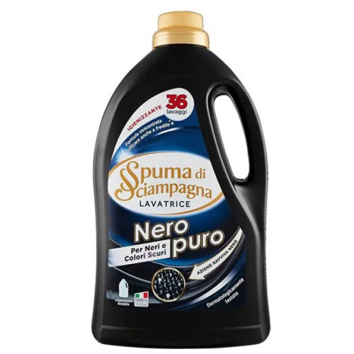 Гель для стирки темного белья Spuma di Sciampagna Waschmittel Nero Puro, 38 стирки